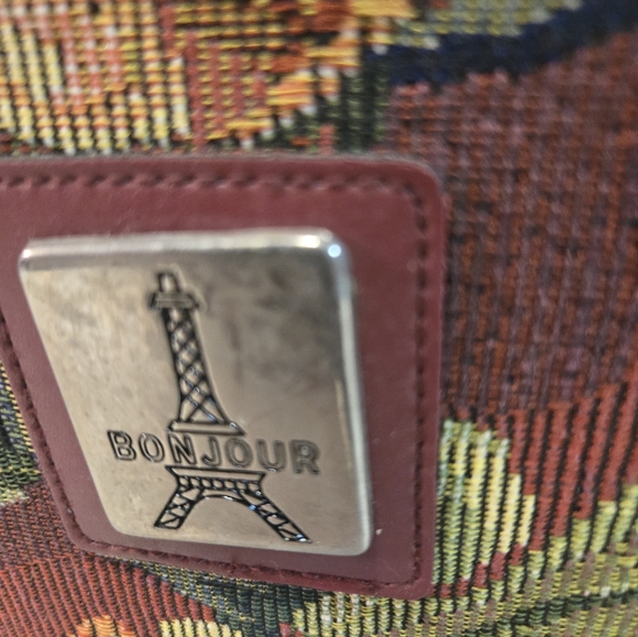 Vintage Tapestry Makeup Bag - Picture 2 of 14